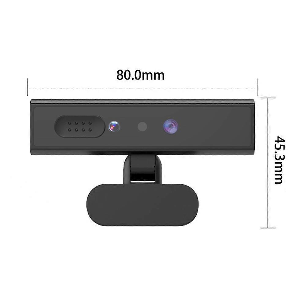 Facial Recognition Webcam For Windows 10/11, Windows Hello Identification Login Full HD 1080P 5MP Web Camera For Computer Laptop