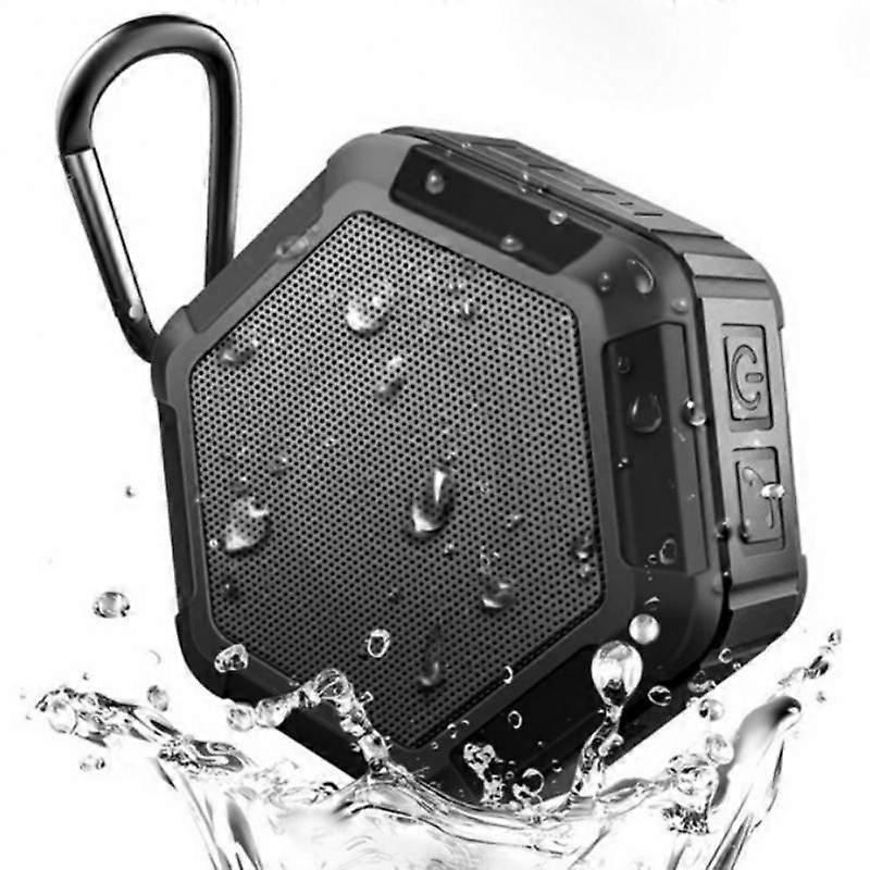 Mini Outdoor Portable Speaker Bluetooth-Compatible Waterproof and Dustproof Hexagonal Speaker TF Card USB Subwoofer MP3 Music