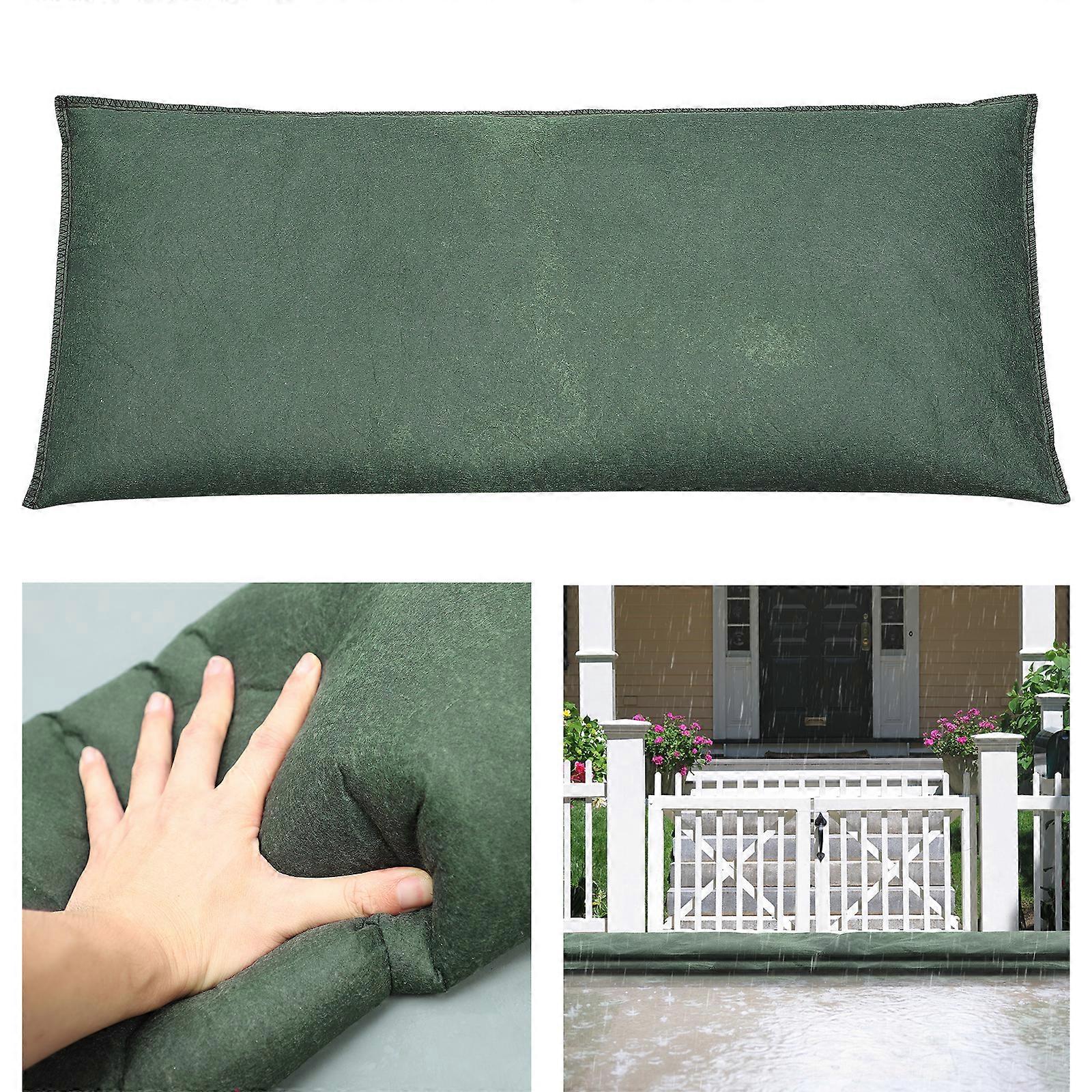 Sandlose Sandsäcke Garagen-Wasserbarriere Hochwasserbarriere Sandsäcke für Überschwemmungen wasserabsorbierende Matte Hochwasserschutzbarrieren Wiederverwendbare Sandsäcke