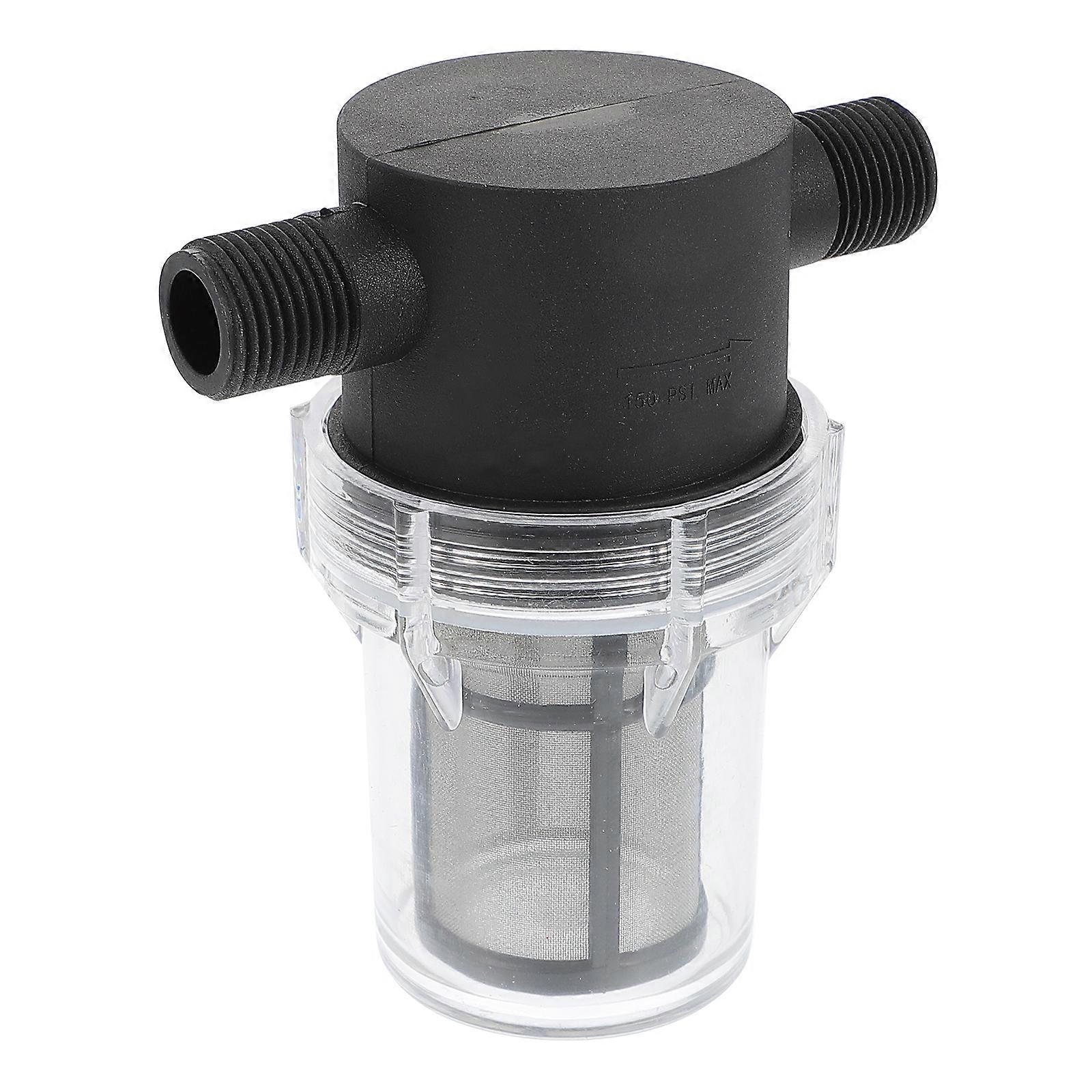 Mesh Strainer Kitchen Strainer Rustproof Water Strainer Home In- Line Filter Useful Water Pump Strainer Filter