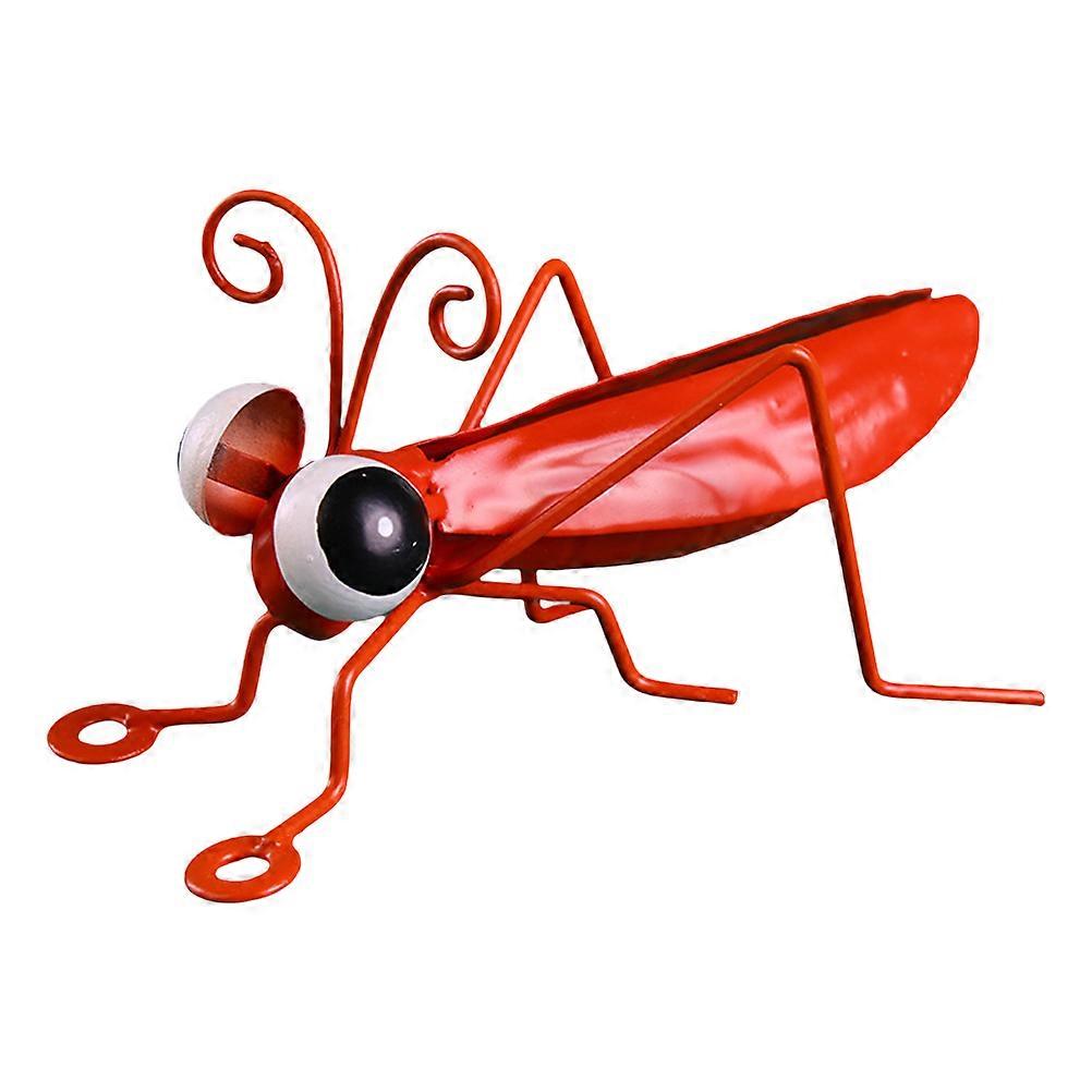 Iron Art Crafts Locust Decoration Vivid Grasshopper Model Garden Adornment