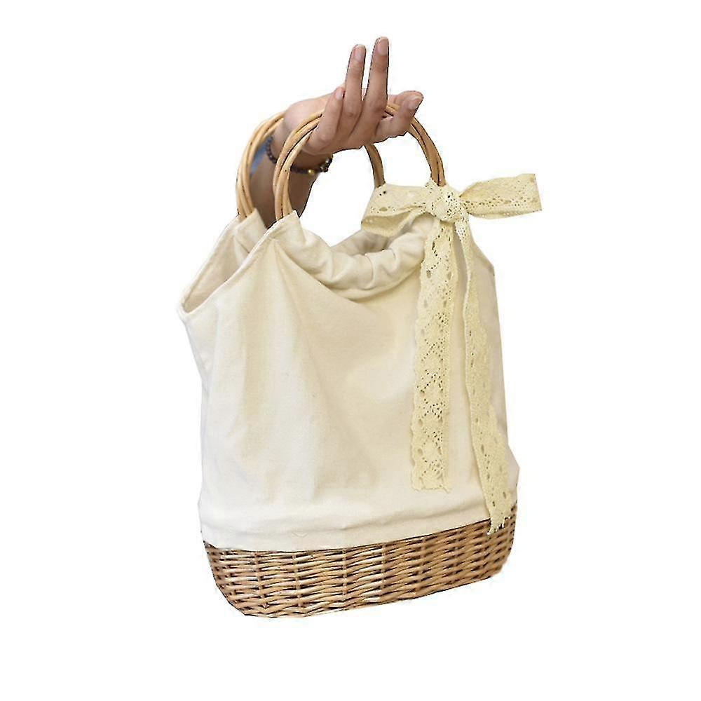 Halmvävd handväska, handryggsäck, modehandbärväska