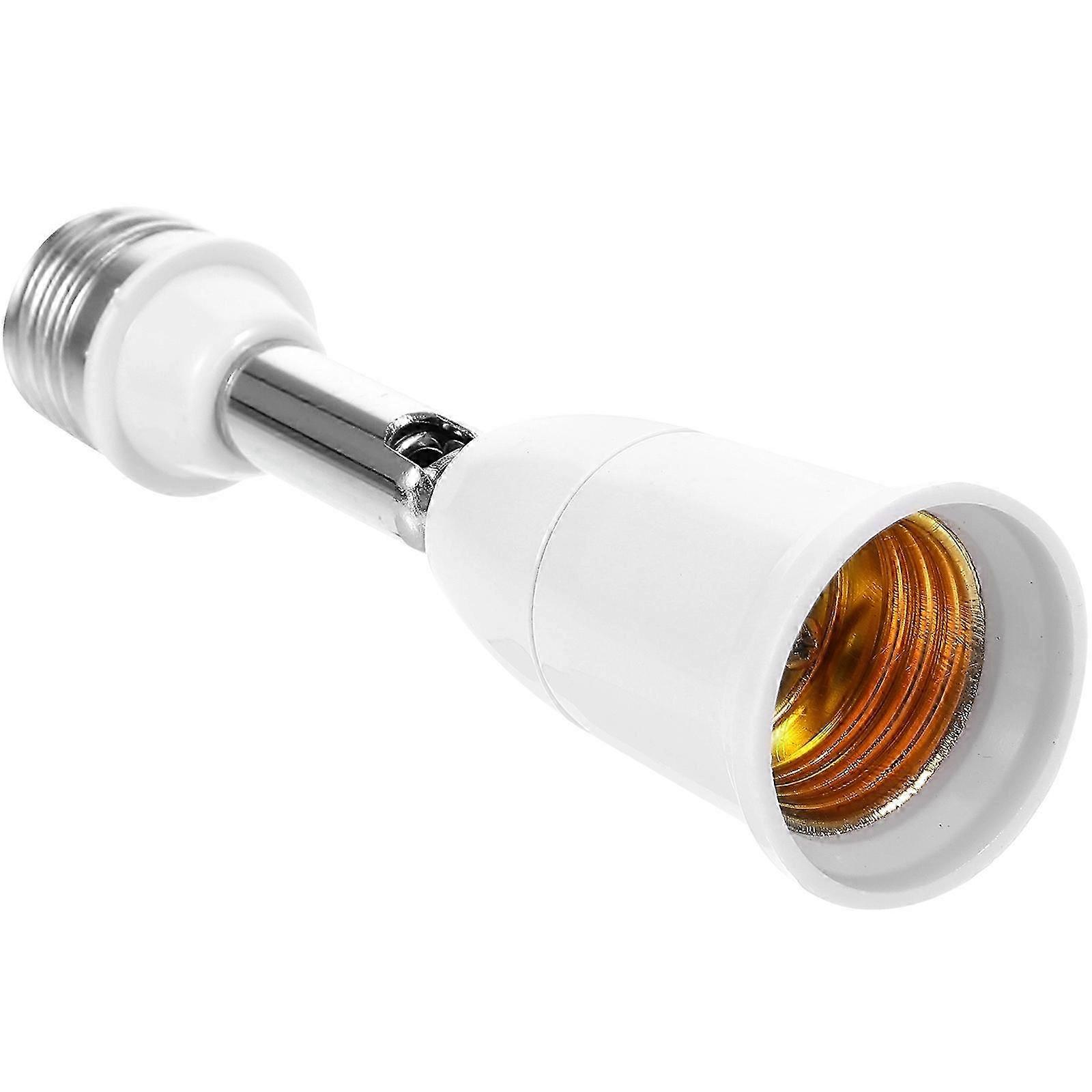 Extensor de casquillo de luz E27 E27 a E27 Zócalo de extensión Convertidor de casquillo de bombilla flexible