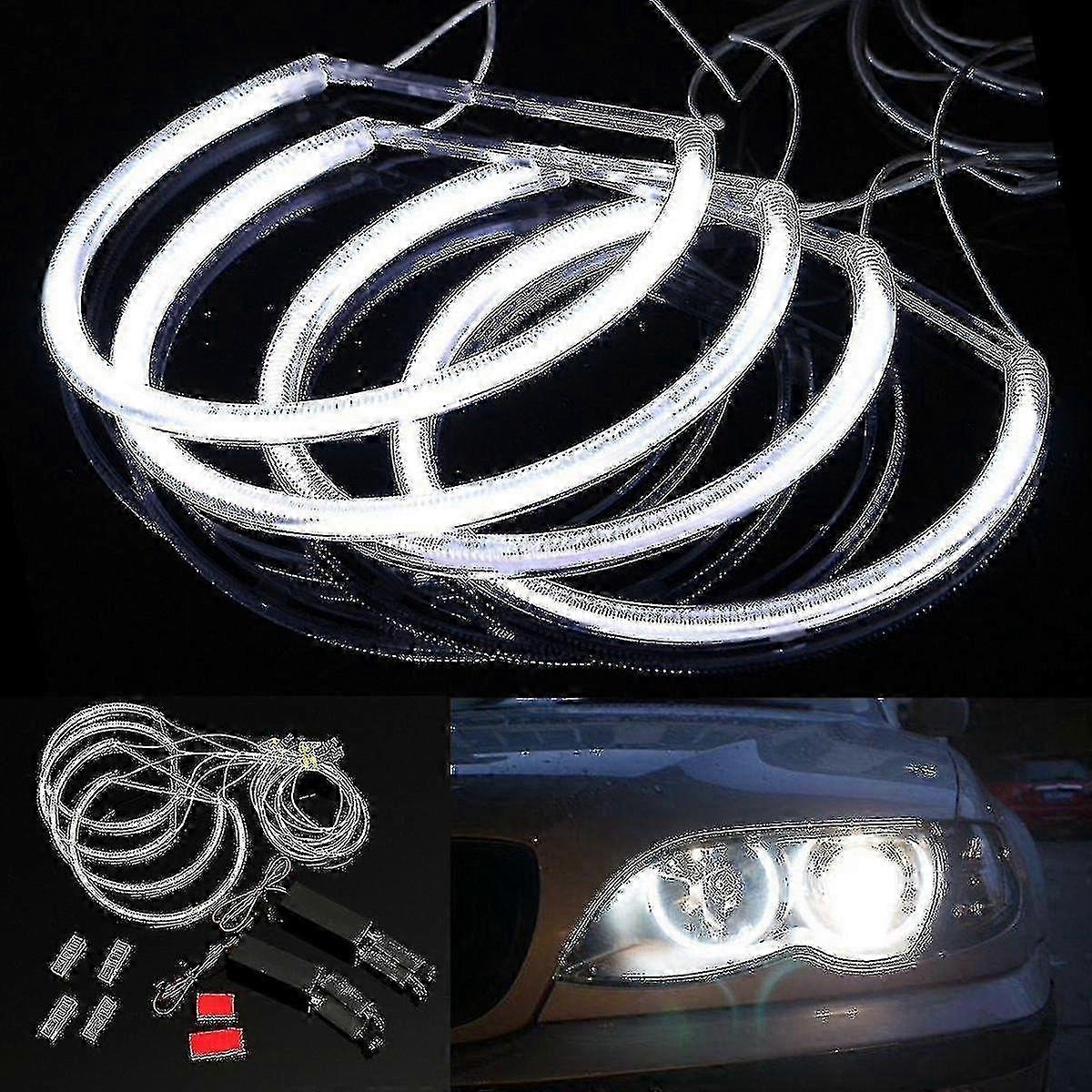 4x Ccfl Angel Eye Halo Led Ring Light White Non-projector For Bmw E46 3 Series - JA