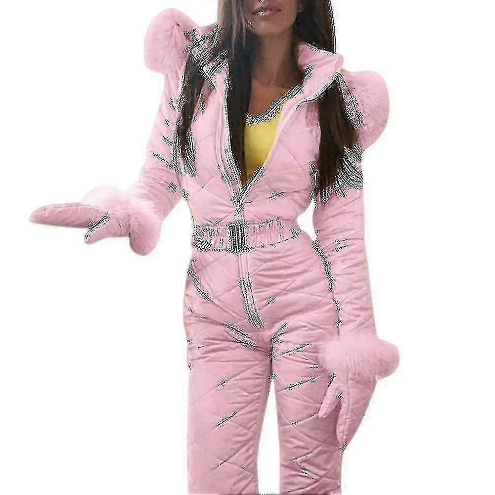 נשים חליפת שלג חמה מכנסי ספורט חיצוניים חליפת סקי עמיד למים אוברול