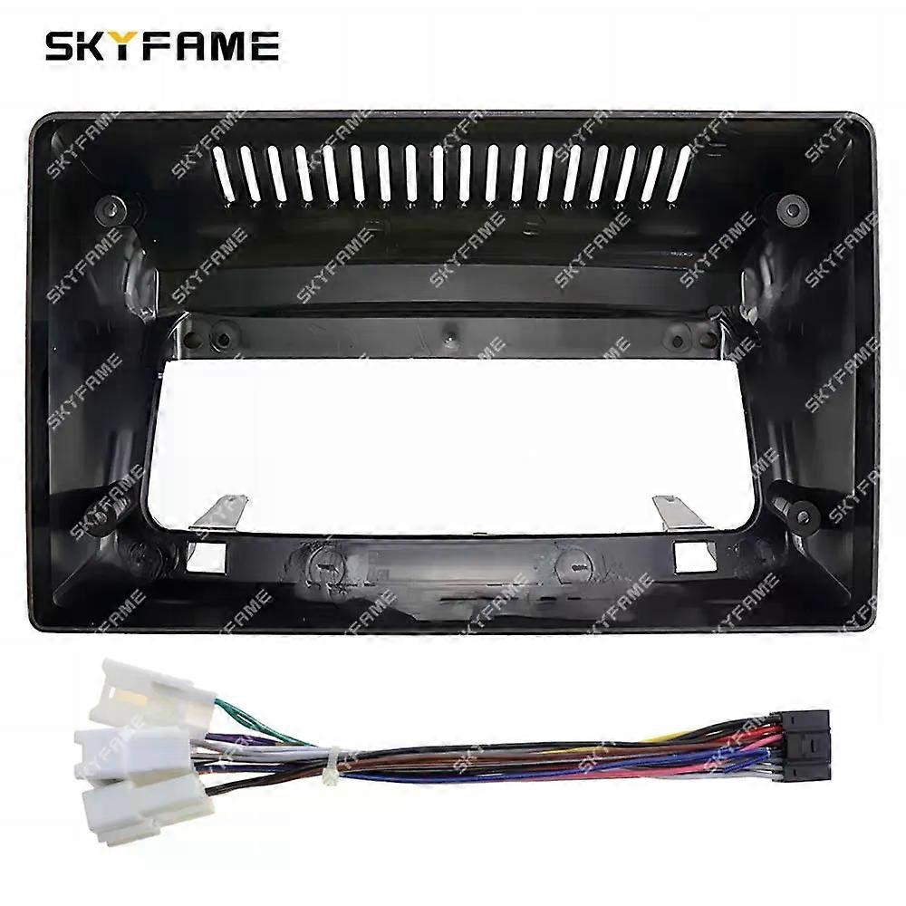 Van toepassing op Auto Frame Fascia Adapter Android Radio Dash Fitting Panel Kit Voor Toyota Vitz Yaris Echo