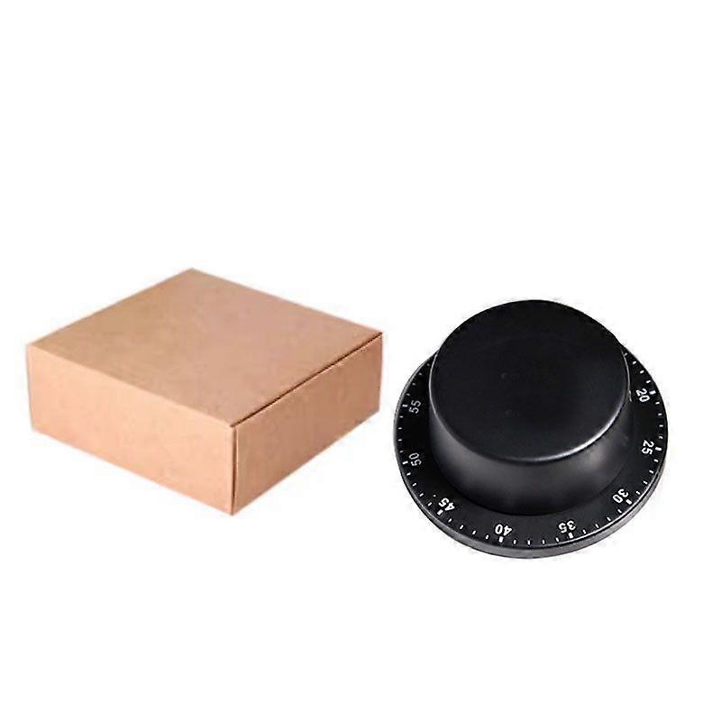 Timer kitchen mechanical stainless steel timer baking reminder flying saucer learning time management alarm clock magnetic suction