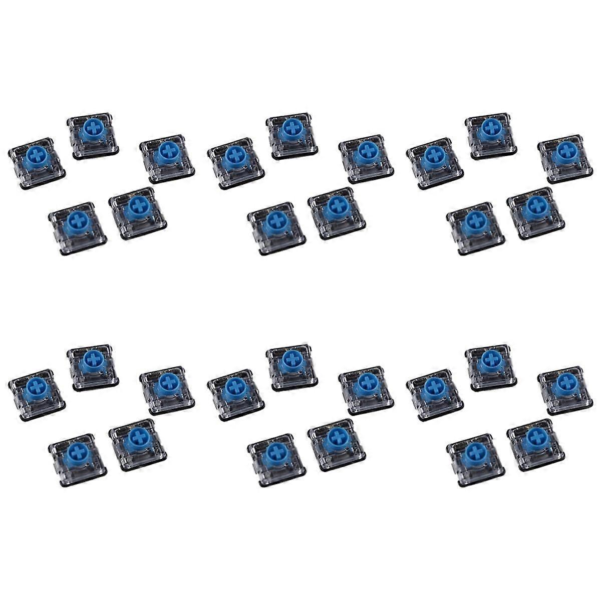 30Pcs Low-Profile V2 Axis Switch Accessories Silent Gaming Mechanical Keyboard Switches for Mini 13