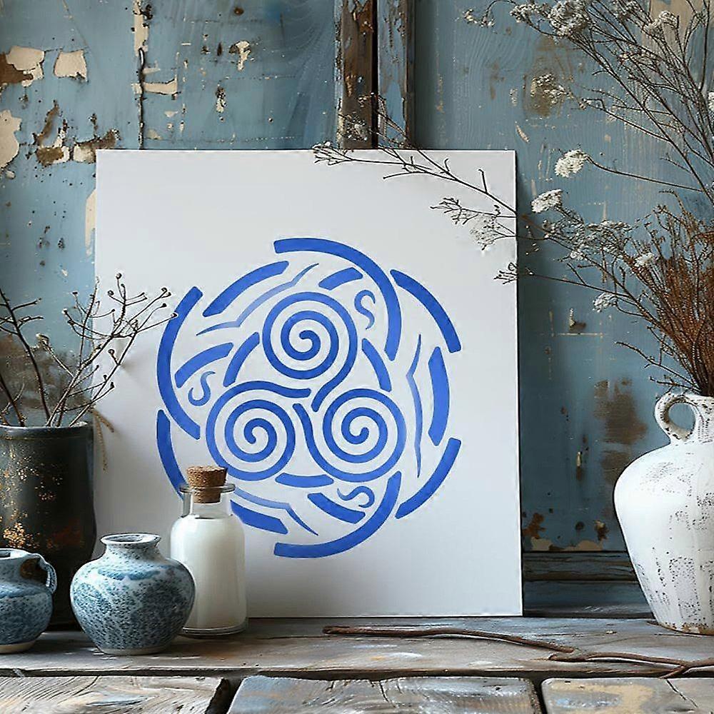 PET 镂空绘图绘画模板，用于 DIY 剪贴簿相册三位一体结 300x300mm