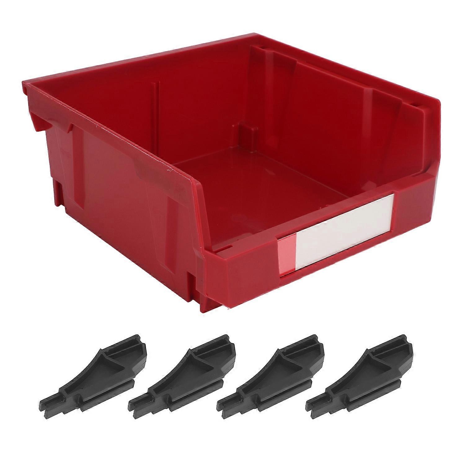 Wall Mounted Storage Bin 276x279x128mm Thickened Beveled Mouth Vertical Assembly 2 in 1 Stackable Sh