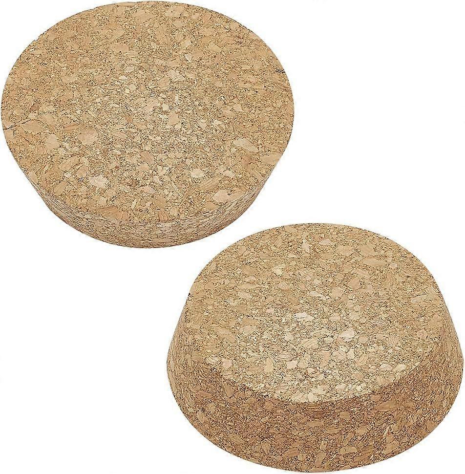 2pcs Cork Stoppers Tapered Wine Cork Plug Bottle Cork Stoppers Replacement Corks for Wines Decorative Bottles Jars Arts DIY Crafts 4x3.3inch