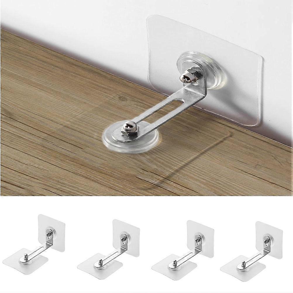 4pcs/set TV Cabinet Fixed Prevent Dumping Device Punch Free Furniture Anti Falling Fixture for Sideboards and Cabinets