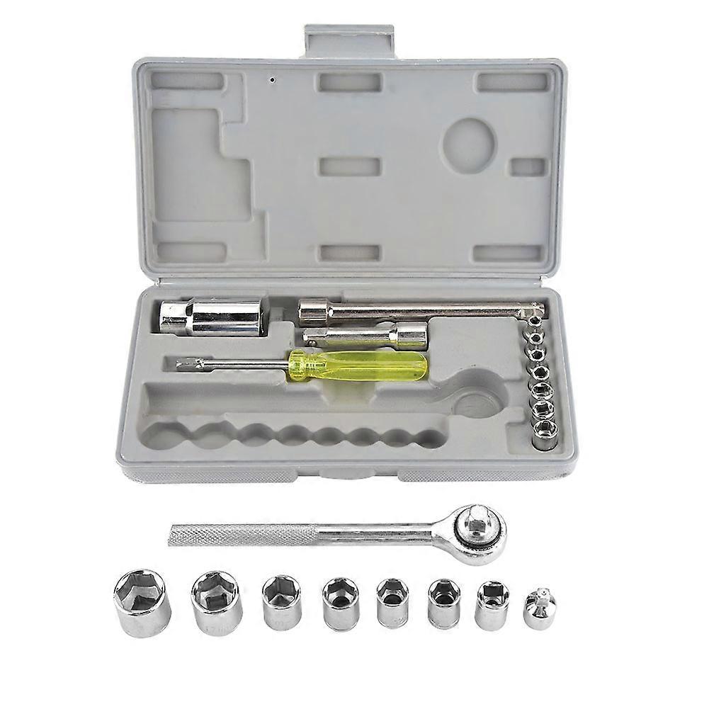 21pcs Socket Wrench Set Combination Hardware Repair Tool Kit