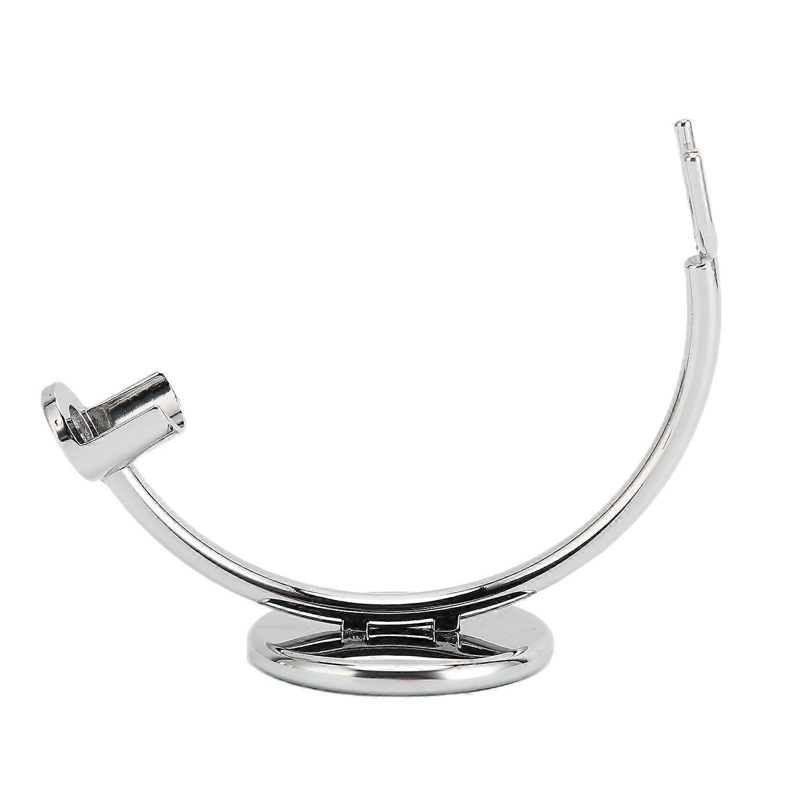 Barberstativ i rustfritt stål for barberhøvel og børste