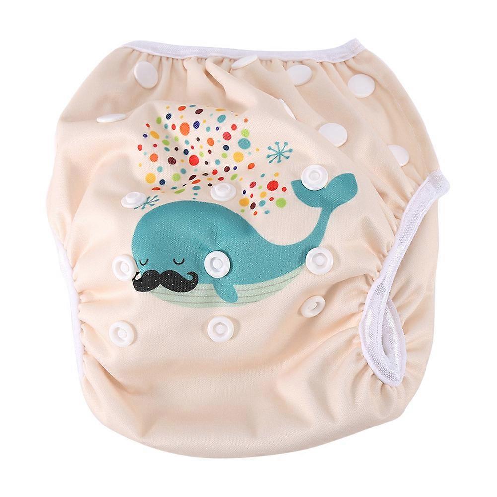 Baby Unisex Reusable Breathable Swim Diapers Summer Pool Pant with Snaps Training Pants #2