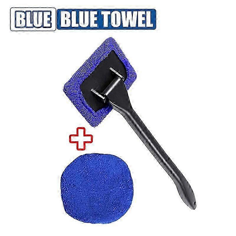 Car Window Cleaner Brush Kit Windshield Cleaning Wash Tool Inside Interior Auto Glass Wiper With Long Handle Car Accessories