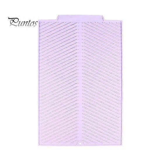 משטח ניקוז סיליקון למטבח עמיד בחום, משטח סינון מים מעובה רב תכליתי, מונע החלקה