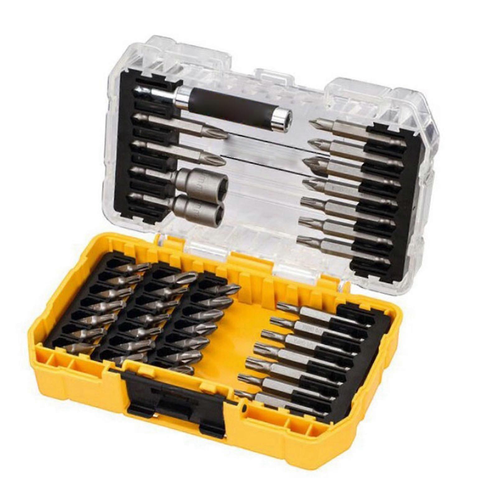 40PCS Screwdriver Bit Set High Speed Steel Fine Processing Wrench Drill Bit Set for Precise Adjustment