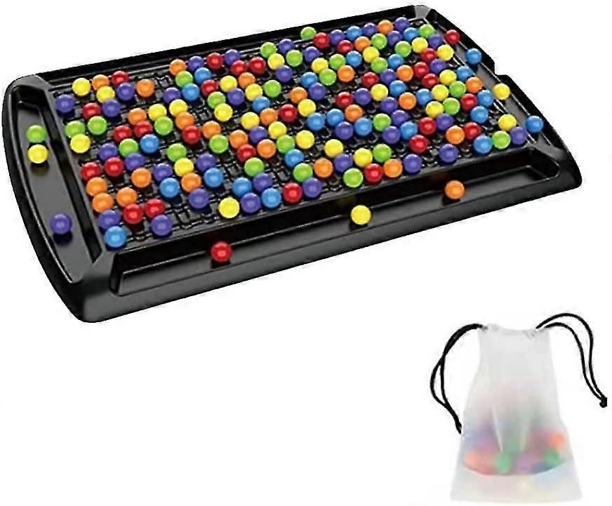 Rainbow Ball Elimination Game Interactive Rainbow Bead Chess Board Game Toy Set 1pc