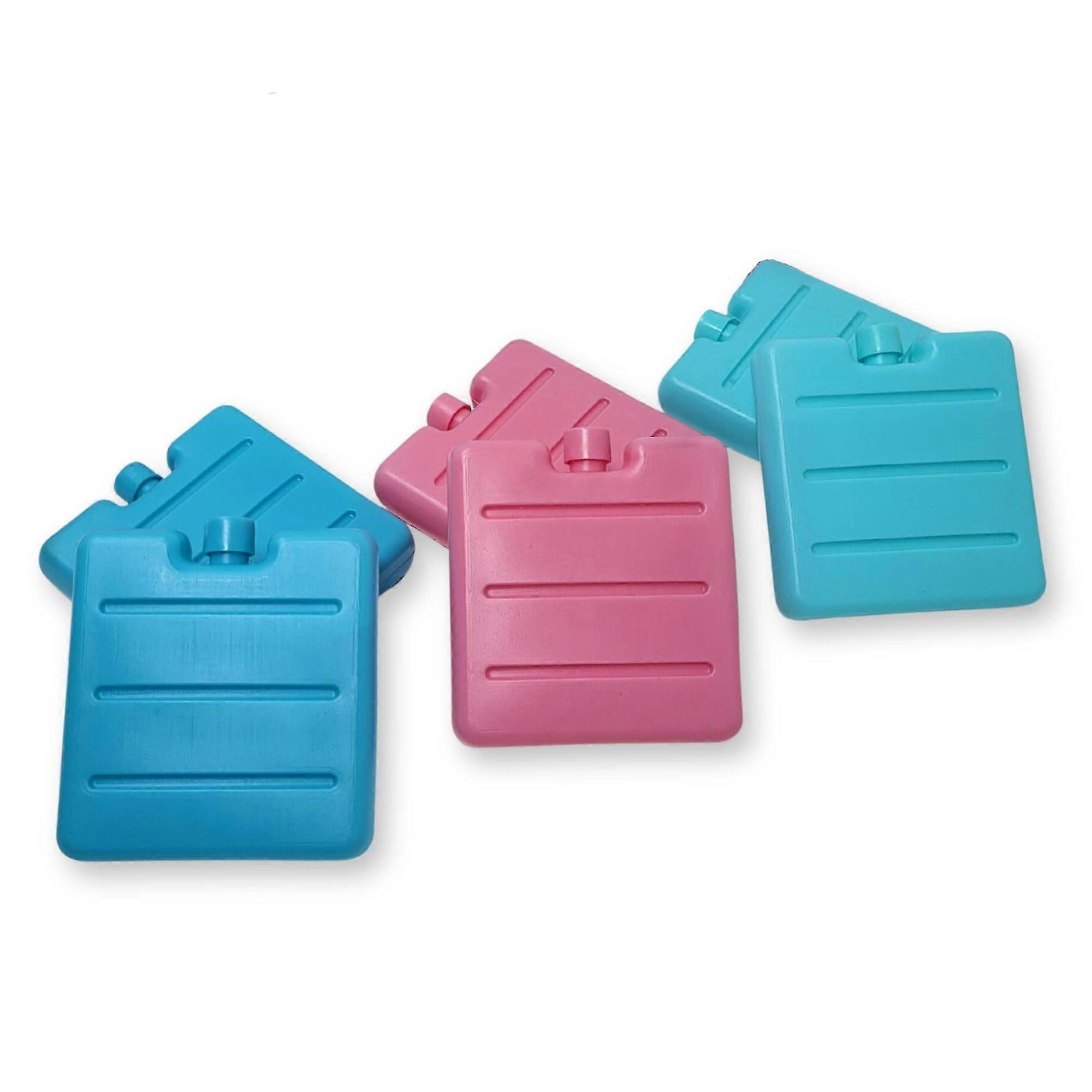 6 Small Ice Packs | Mini Cooling Elements compatible The Cool Bag Cool Box | Cooling Battery - Space-saving Cooling Elements compatible The Lunch Box