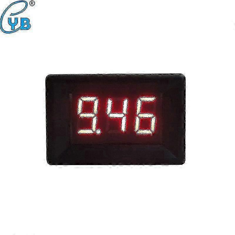 for Yb21 Mini DC Voltmeter - 0-600V Range, 3-Wire, 0.36' Digital LED Display