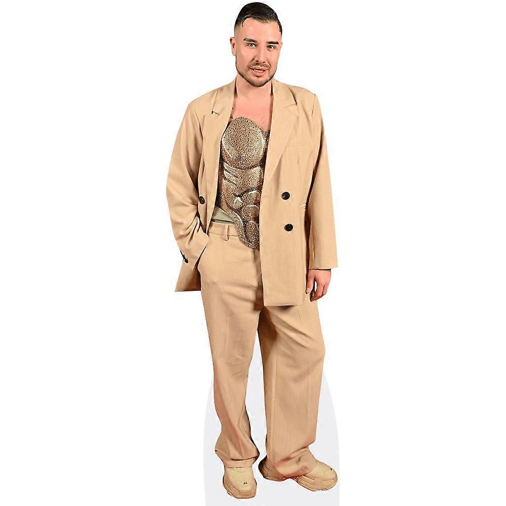 Daniel Curtis (Beige Outfit) Cardboard Cutout (lifesize OR mini size). Standee. Stand Up.