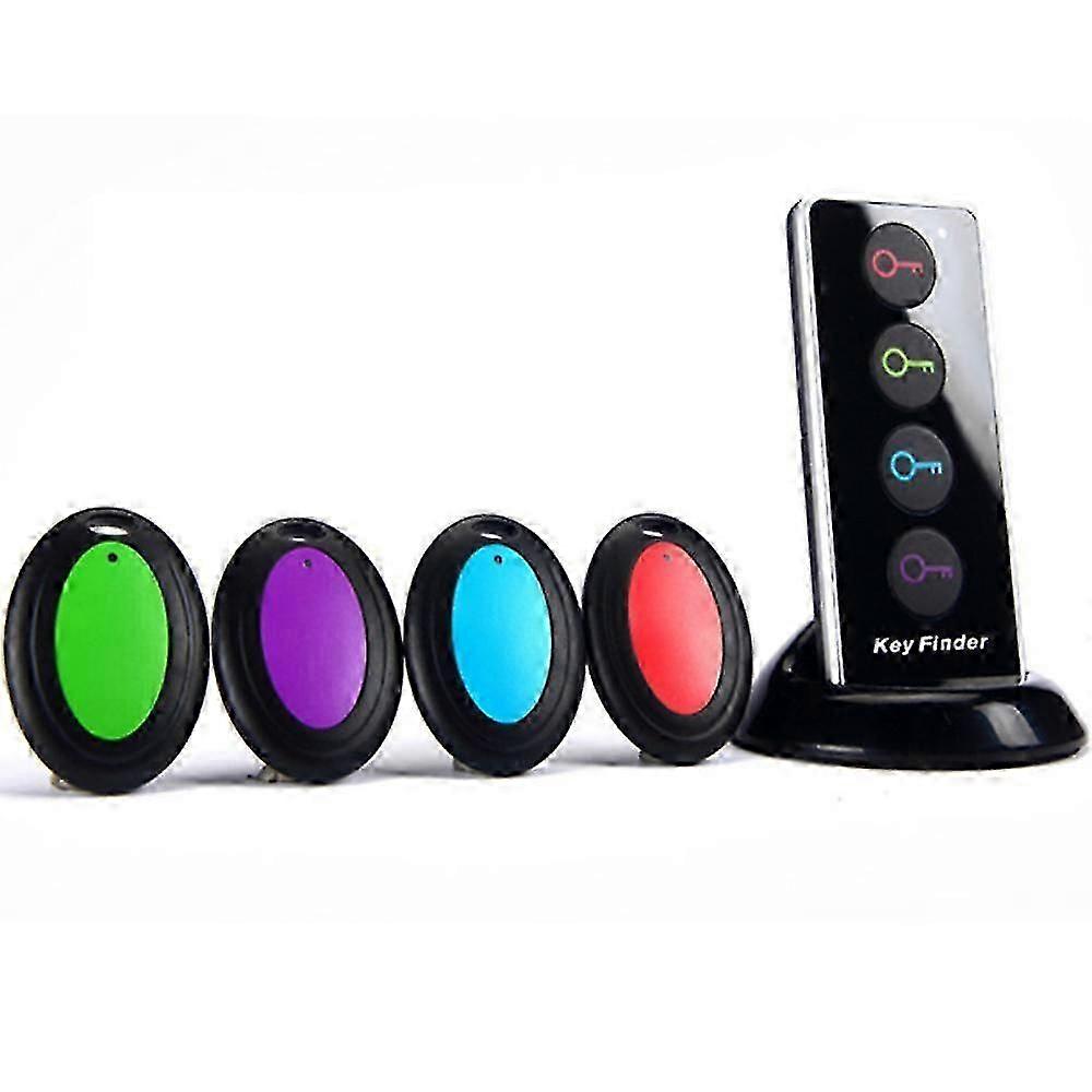 Key Finder Key Finder, Reyke Remote Finder Wireless RF Item Finder com lanterna LED para chaves, carteira, telefone e Pet Tracker (Transmissor de RF, 4 Rece