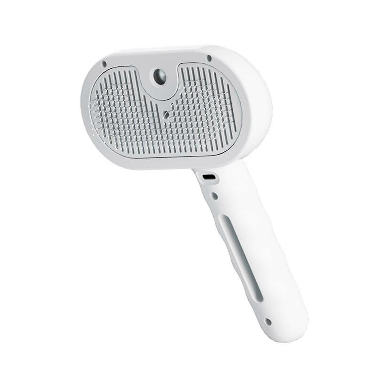 Ultimate Pet Grooming: White Spray Hair Comb