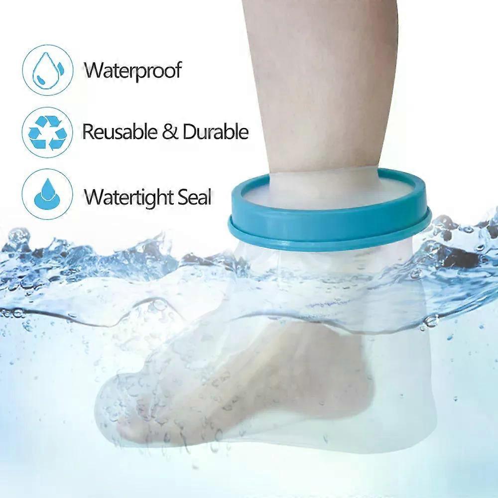 Adult Foot Cast Covers for Shower Waterproof Shower Bandage and Cast Protector for Shower and Bath Watertight