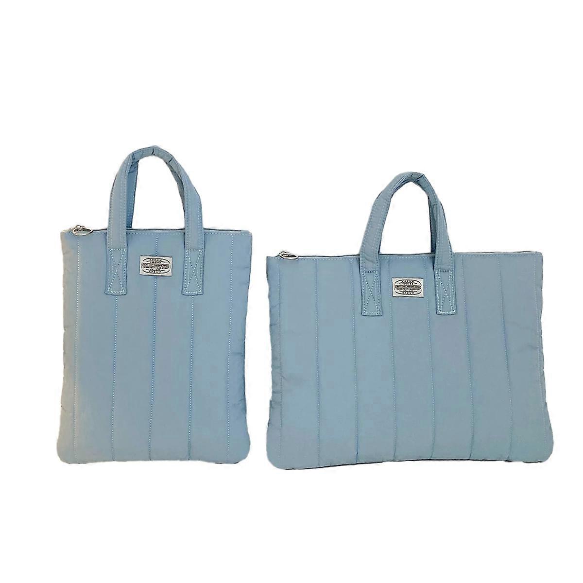 Casual Simple Pure Color Laptop Handbag Outdoor Office Travel Study Tablet PC Storage Bag for 11 13 14 Inch Laptop B