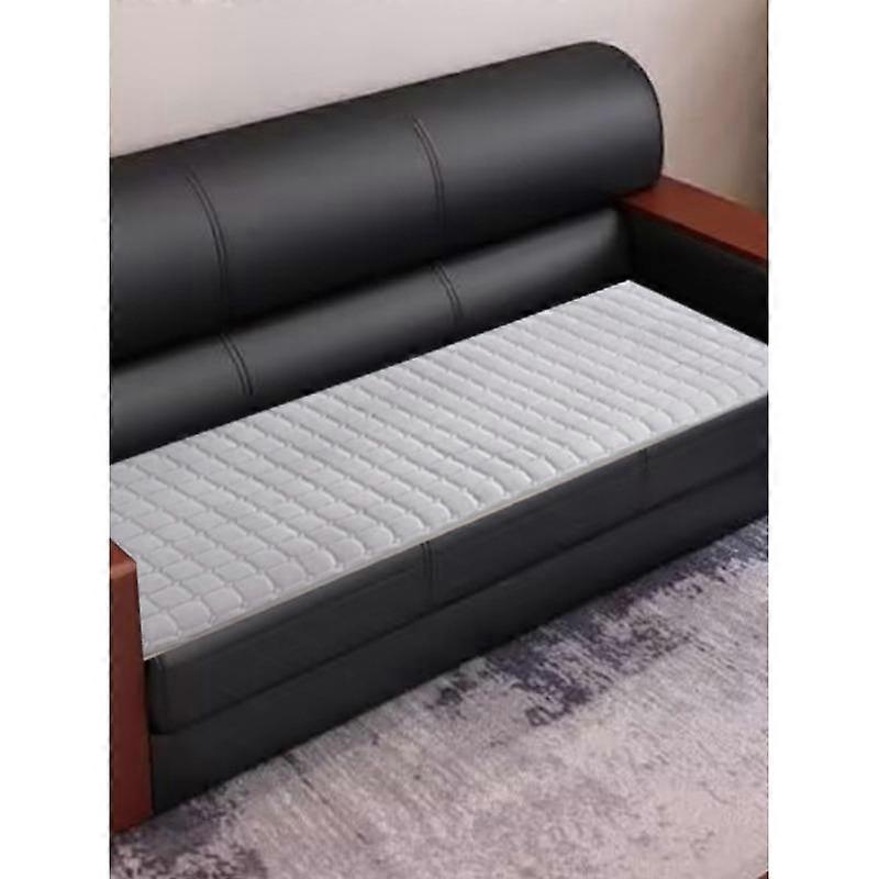 Four Seasons Universal Plush Leather Sofa Cushion Office Cushion Crystal Velvet Seat Cushion Simple Solid Color Non-Slip Cushion