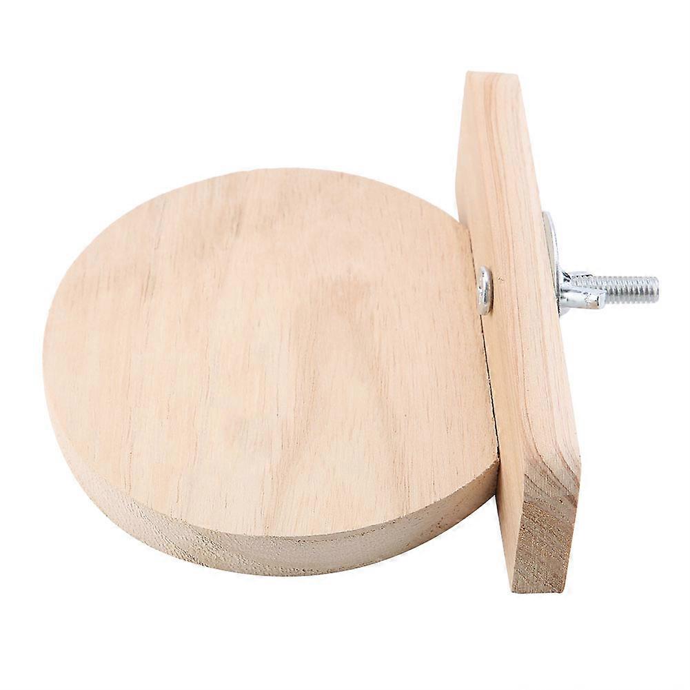 Pet Natural Wood Stand Climbing Platform Toy for Cats and Small Pets - Durable Springboard for Jumping and Exercise