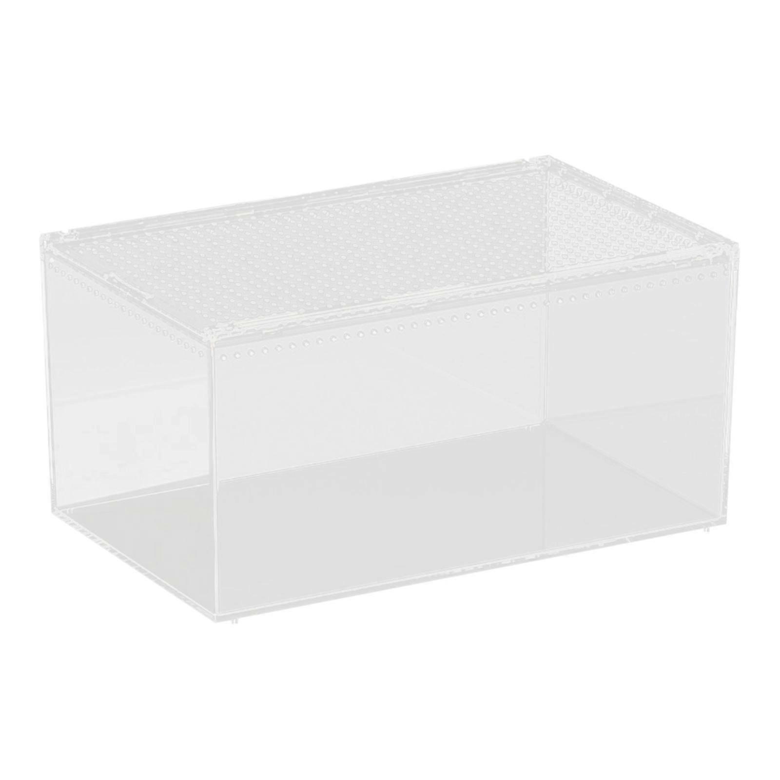 Δοχείο οικοτόπων ερπετών ερπετών Terrarium ερπετών για χελώνα καραβίδας Terrapin