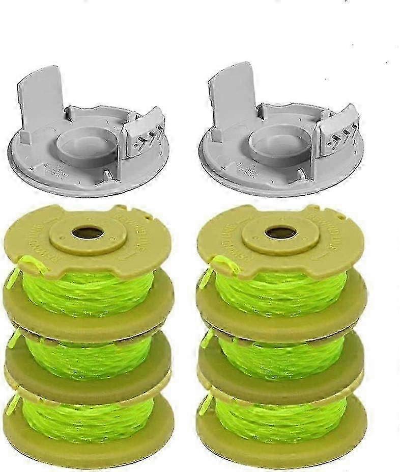 Cordless Weed Eater Spools, Polycarbonate Blades Efficient Cutting Tool for Ryobi One Plus+ 18V 24V 40V, String Trimmer Replacement Spool with
