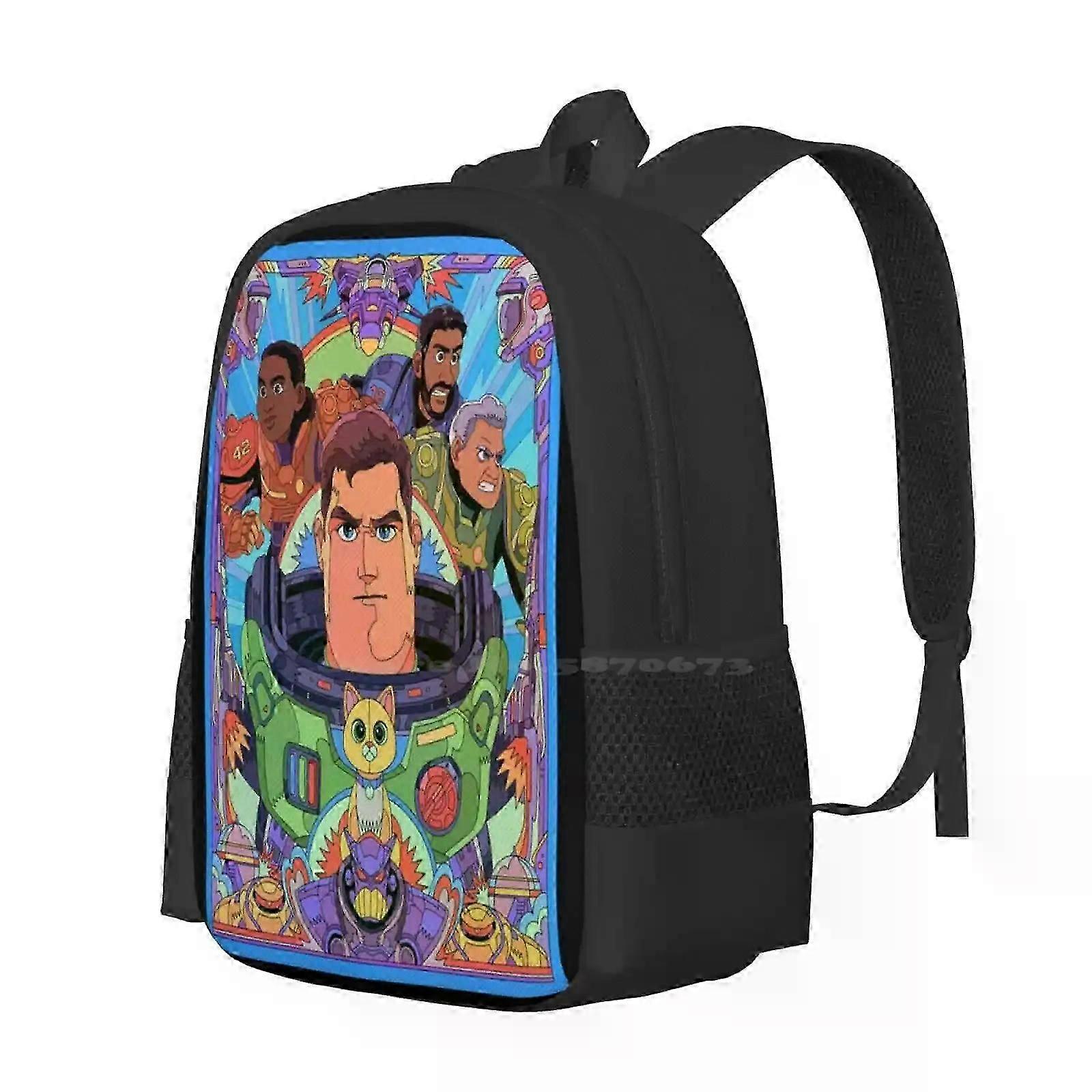 a1595 Backpack Lightyear Cartoon Bag Backpack For Men Women Girls Teenage Lightyear Cartoon Lightyear 2022 Lightyear Star Command Woody Cowboy aHt1595
