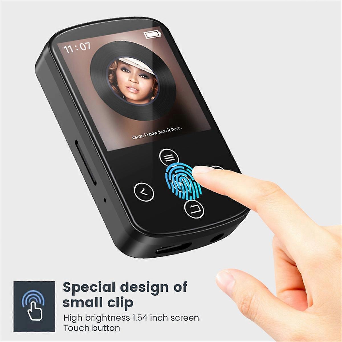 Bluetooth MP3 Player Sport Back Clip Music Player Sports Player 16G