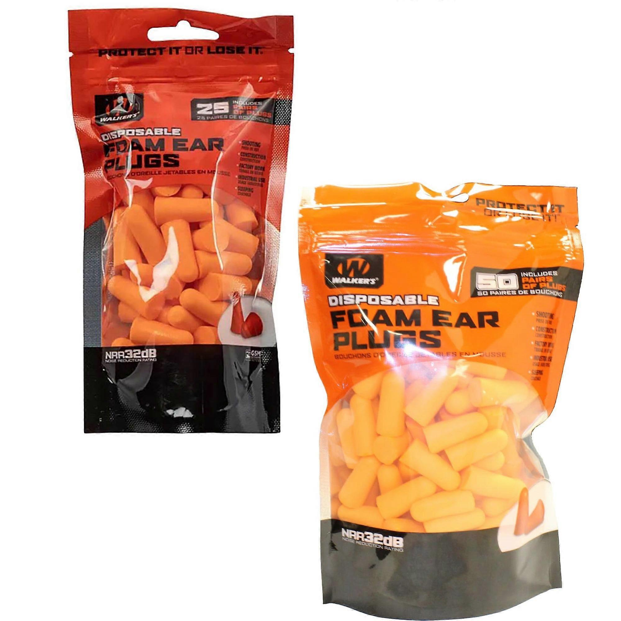 Walker's - Foam Ear Plugs in Bag
