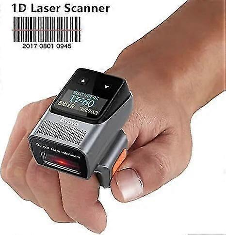 Eyoyo 2d Bluetooth Barcode Met Scherm Mini Draagbare Draadloze Vinger QR Barcode Scanner Lezer Ring Scanners