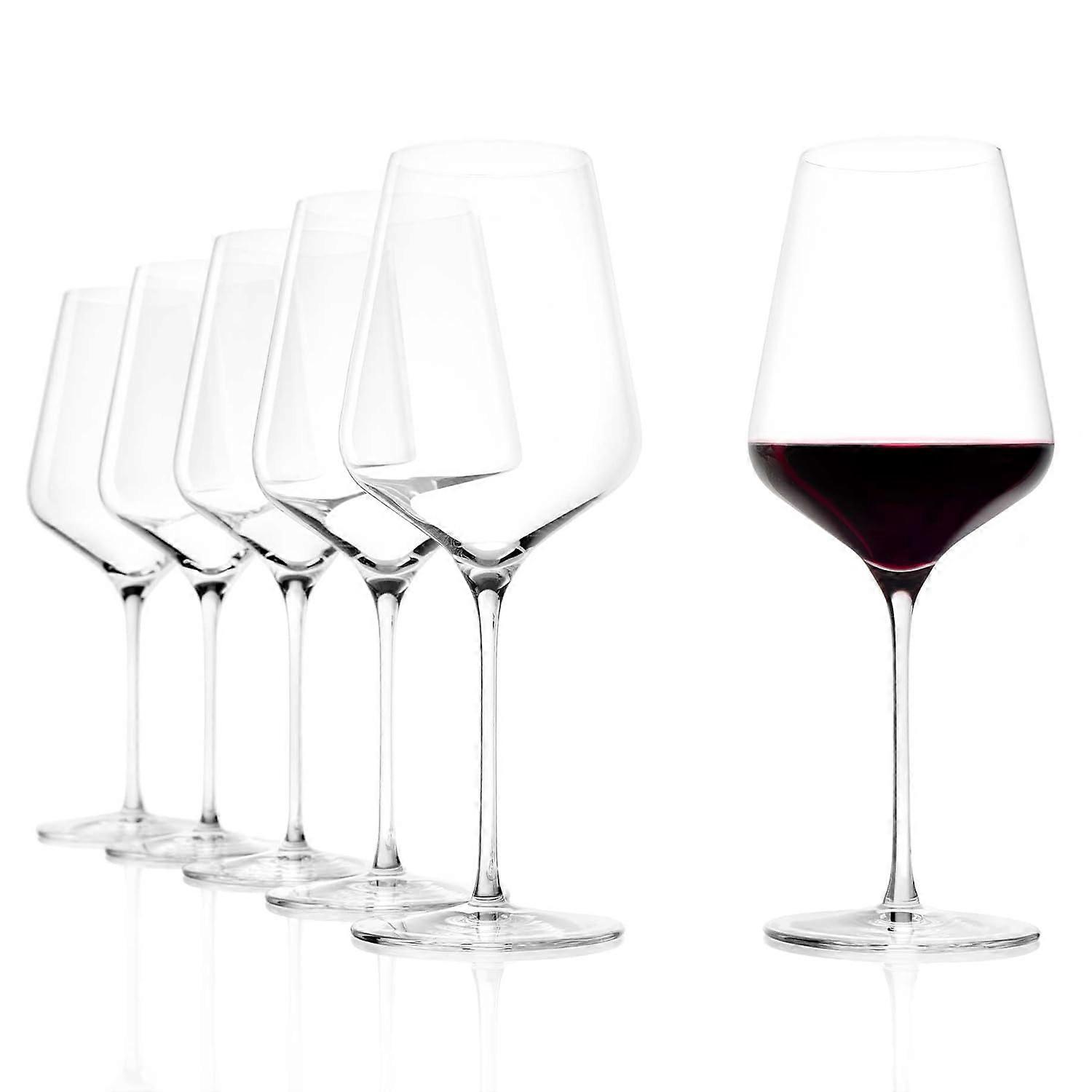 6 Set Gläser Bordeaux Spülmaschine Rot Sicher 22.75fl oz