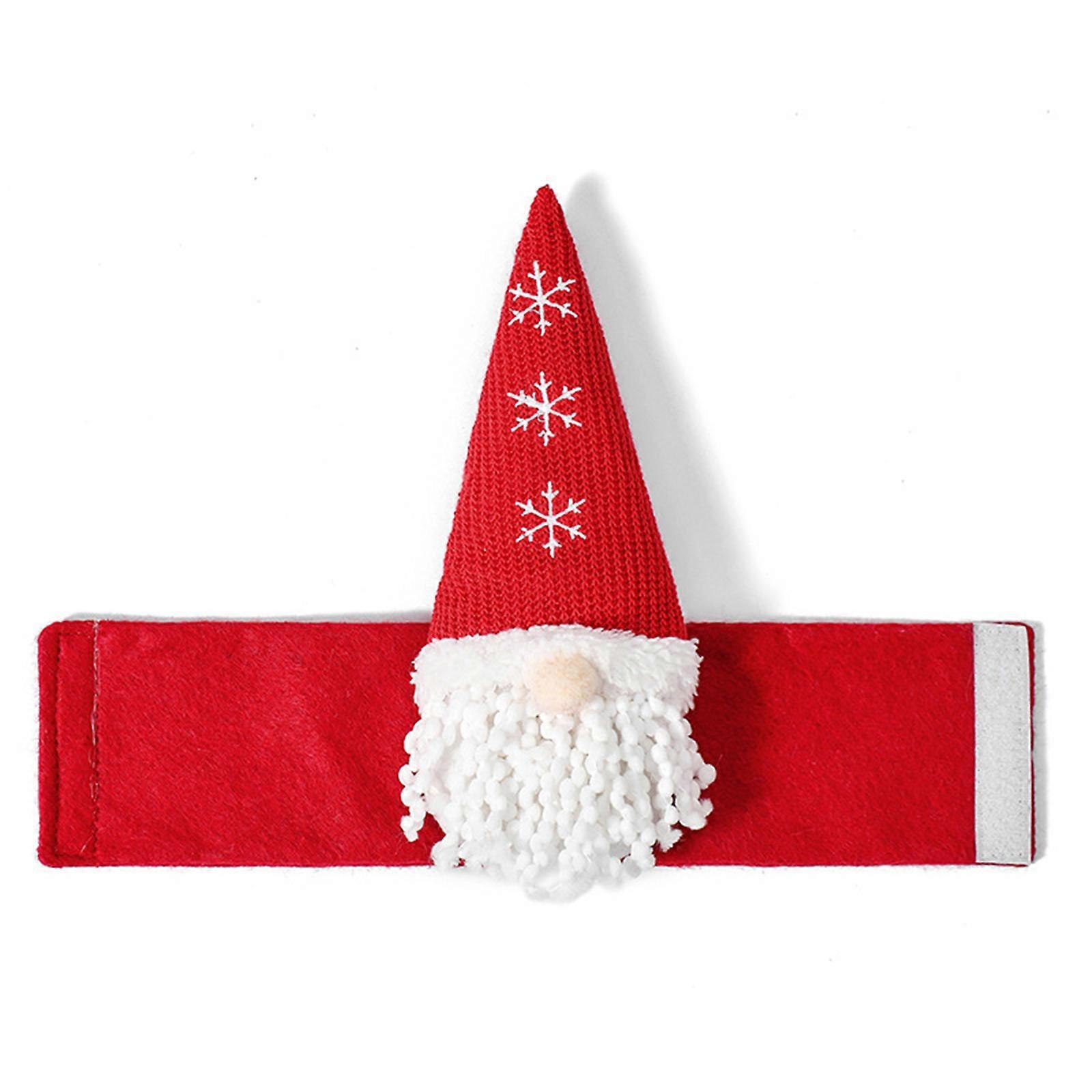 Christmas Curtain Holdbacks Faceless Dwarf Man Window Curtain Binding Strap Tieback Curtain Decor Buckle Red