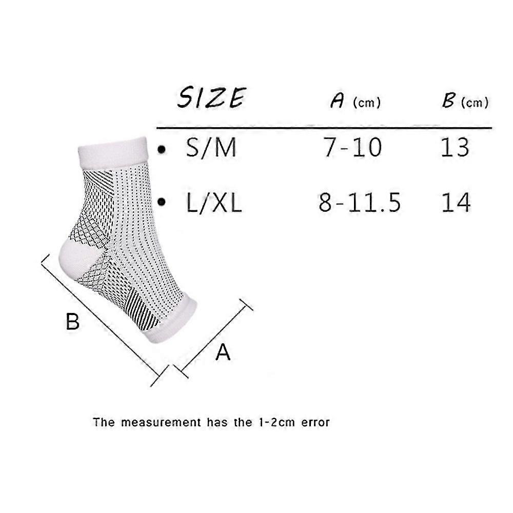 Neuropathy Compression Ankle Arch Support Socks Sports Gym