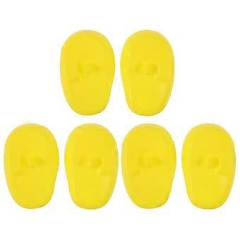 6 pcs Silicone Hairdressing Earmuffs Hair Dyeing Ear Covers Hair Coloring Ear Protectors