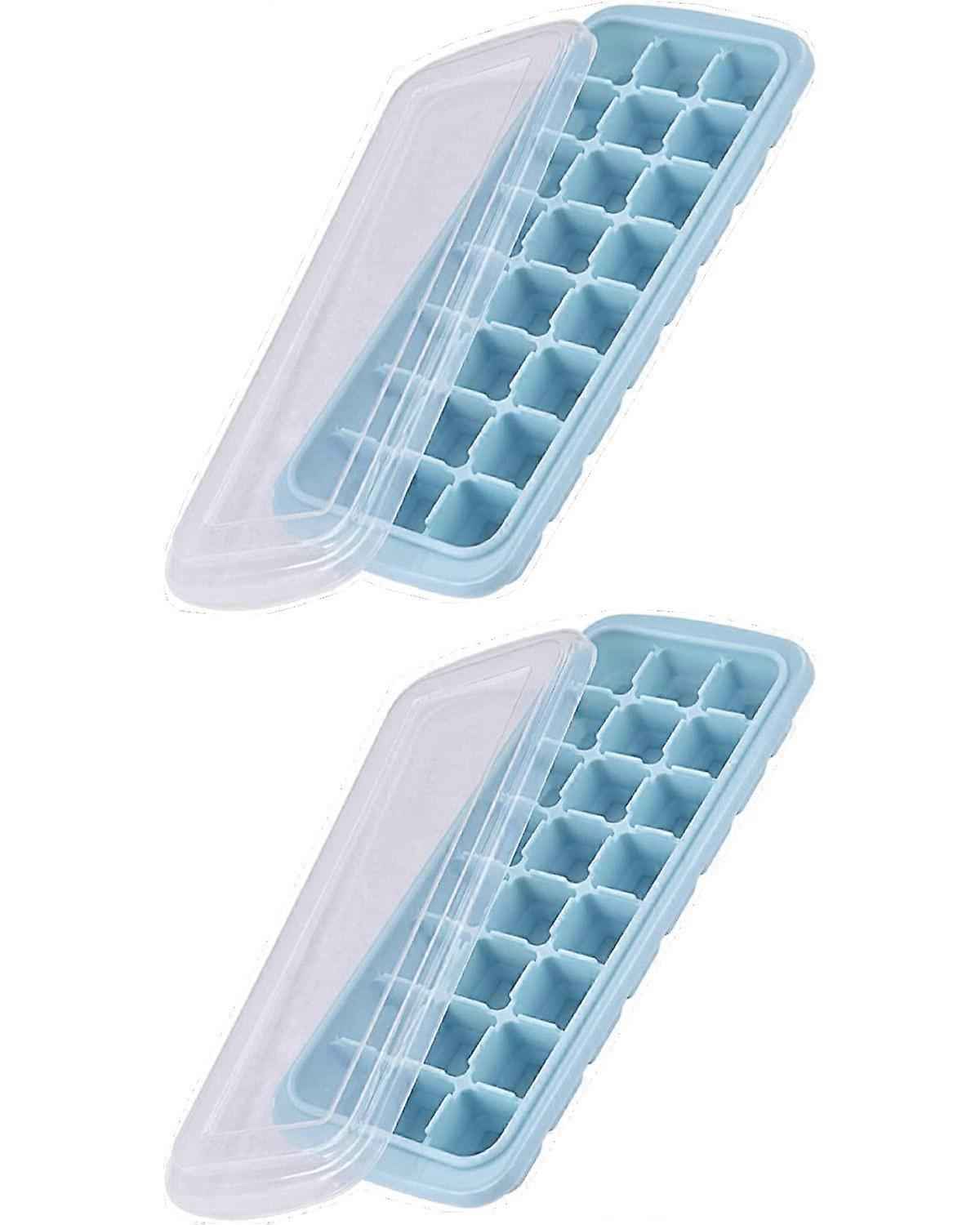 2 PCS Silicone Ice Cube Trays for Chilled Drinks and Whiskey