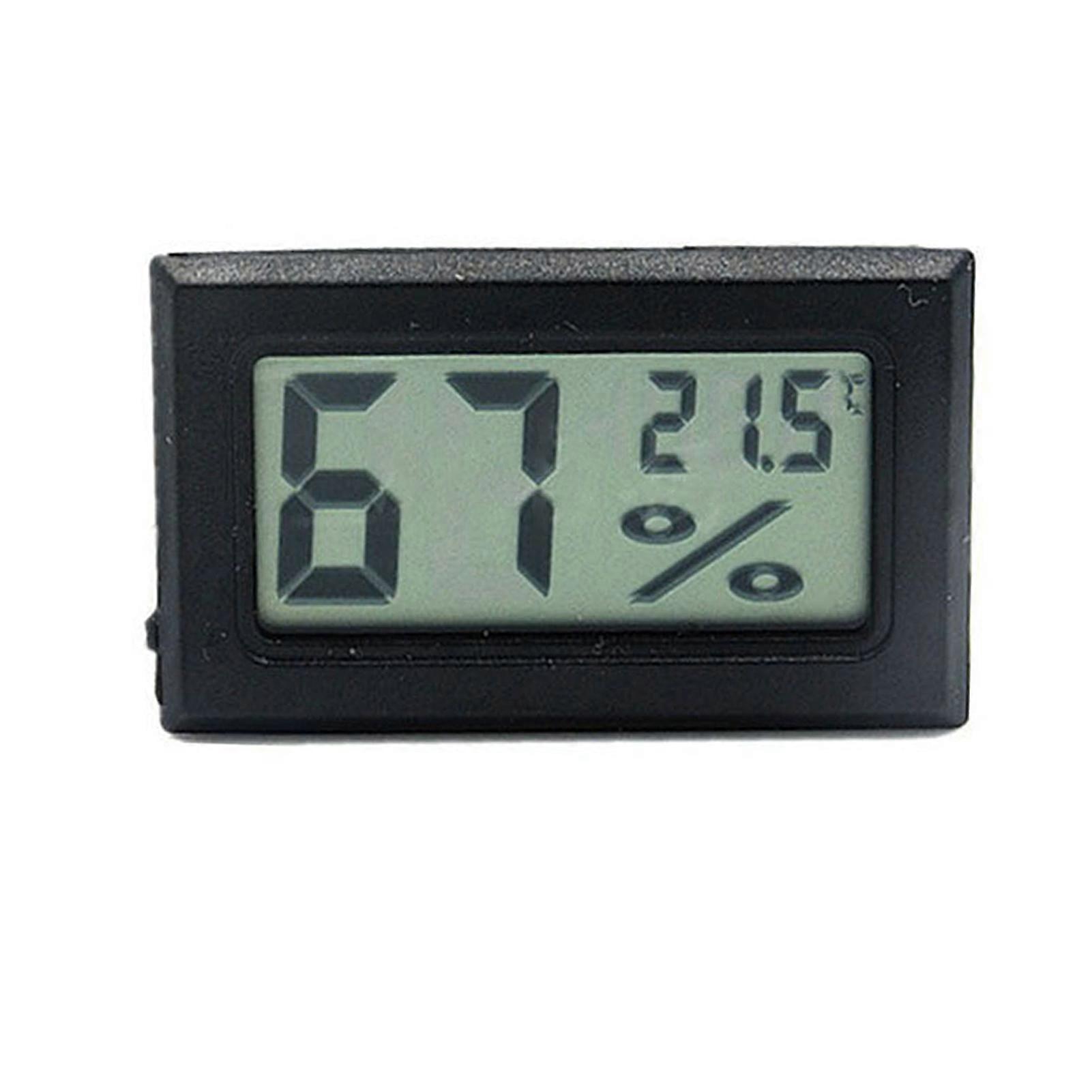 Portable Electronic Thermometer Hygrometer LCD Display 4.8x2.8cm