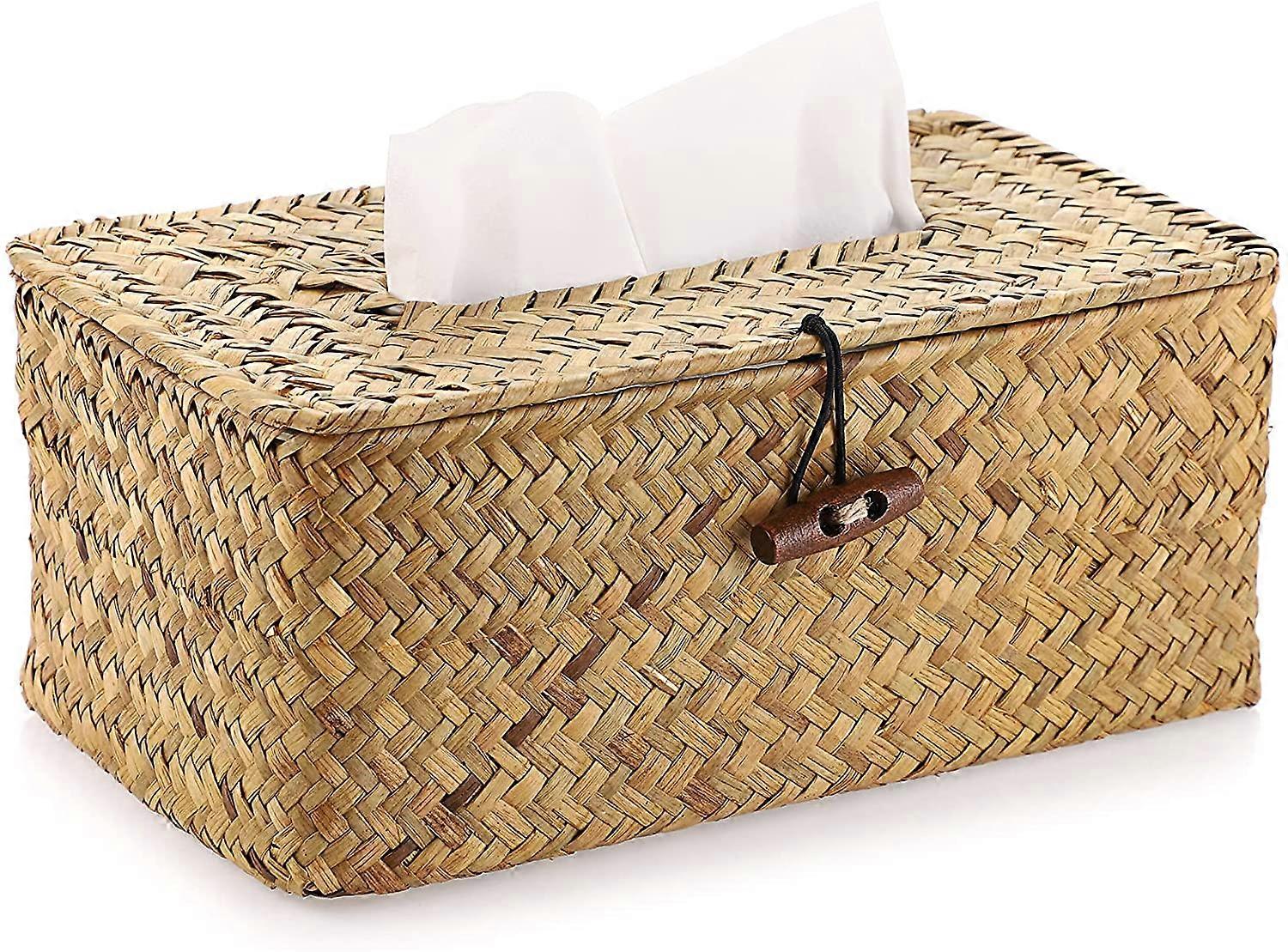 Seaweed storage box-original color-length 26xwidth 16xheight with cover 10cm