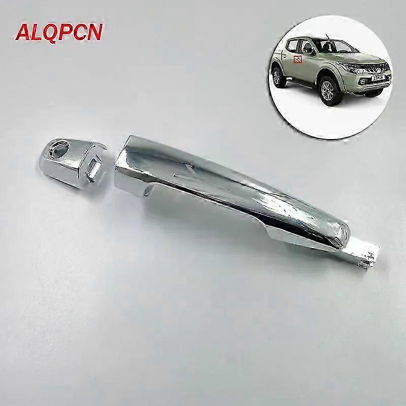 Applies To Door Outer Handle Chrome Fit For Mitsubisih L200 Triton 2005-2014