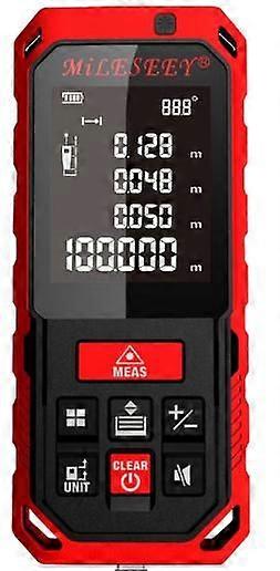 MiLESEEY S2 50M 70M 100M Rechargeable Blue Laser Rangefinder New Laser Distance Meter Laser Measure Angle Tools Diastimeter
