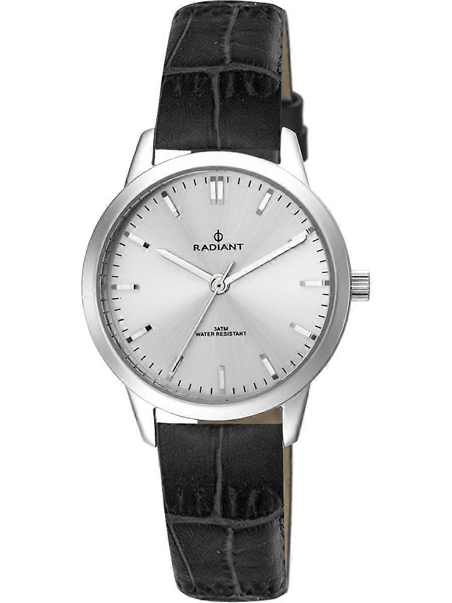Radiant Svart Äkta Läder RA482604 Damklocka