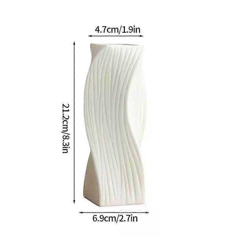 Plastic Flower Vase Mordern Decorative Vase Home Desktop Accseecries Room Desk Ornaments Flower Arrangements Plastic Vase