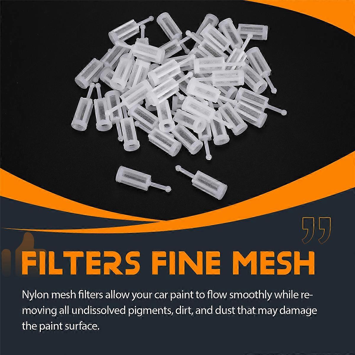 50Pcs Universal Tool Filters Fine Mesh, Disposable